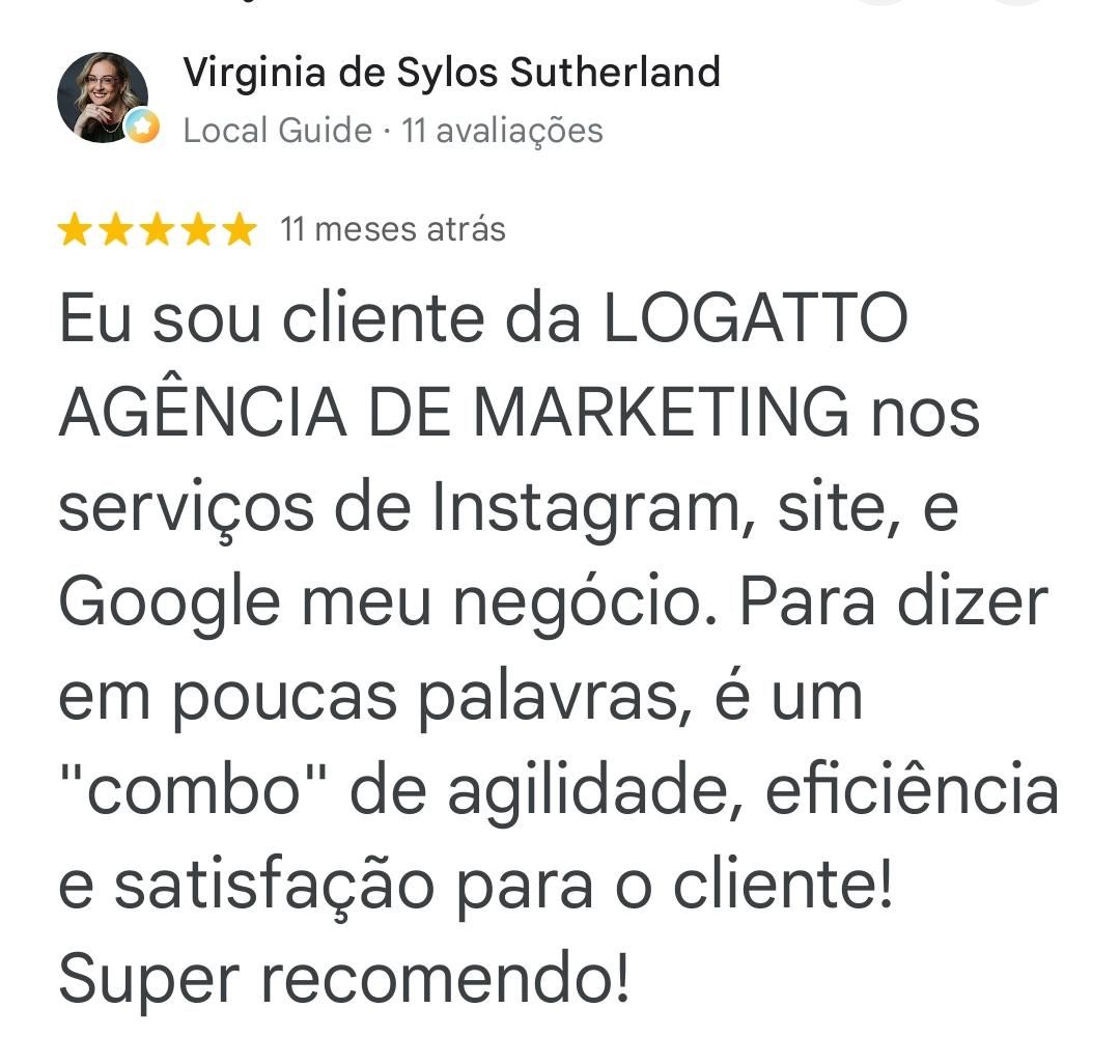 Depoimento de cliente Logatto