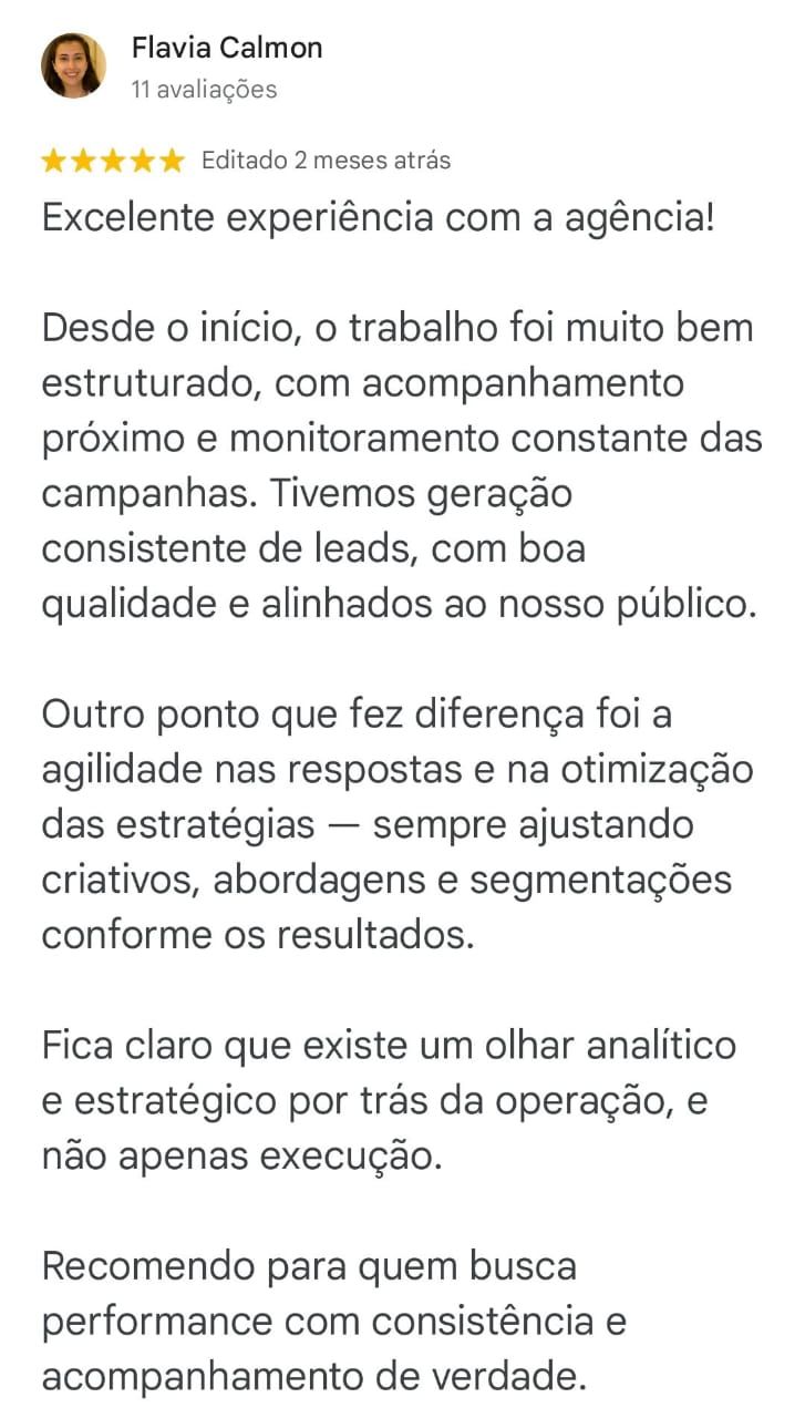 Depoimento de cliente Logatto